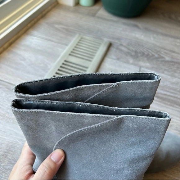 Gossip Suede Slouch Hidden Heel Boots - Picture 9 of 13